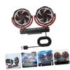 Angoily USB Adjustable Vehicle Fan Rotatable Car Cooling Fan for Car Interior Low Noise Design for Comfortable Driving view 4
