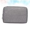 jojofuny Charger Organizer Bag Zipper Pouch for Travel Digital Accessories Storage for Mobile Devices Power Banks and More Small Grey view 2