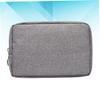 jojofuny Charger Organizer Bag Zipper Pouch for Travel Digital Accessories Storage for Mobile Devices Power Banks and More Small Grey view 3
