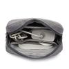 jojofuny Charger Organizer Bag Zipper Pouch for Travel Digital Accessories Storage for Mobile Devices Power Banks and More Small Grey view 4