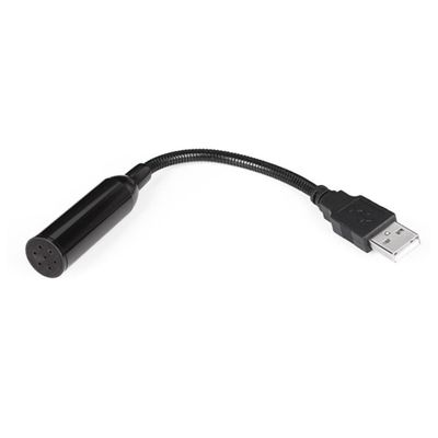 DOITOOL Tiny Microphone for Computer USB Recording Mic Flexible Neck Mini USB Microphone for Chatting and Online Games