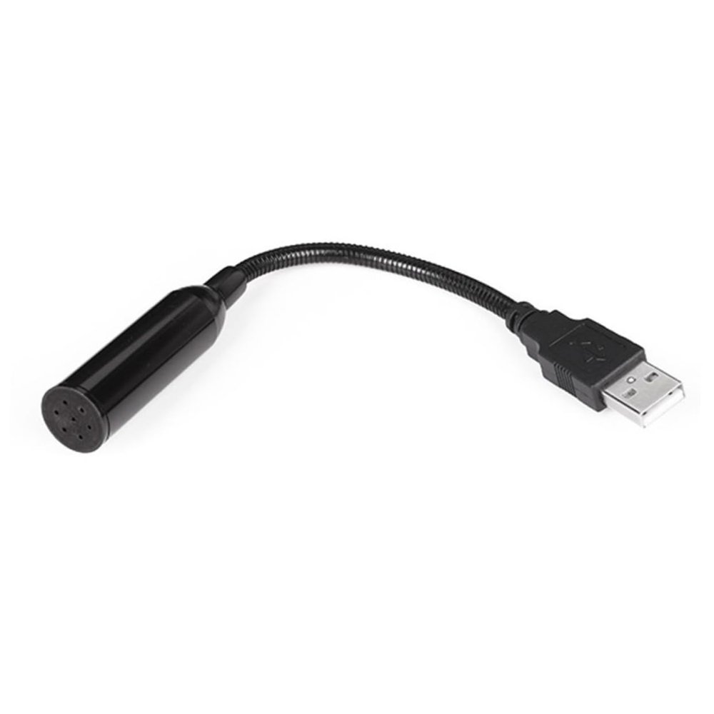 DOITOOL Tiny Microphone for Computer USB Recording Mic Flexible Neck Mini USB Microphone for Chatting and Online Games