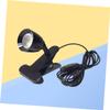 HOMSFOU Led Reading Lamp USB Rechargeable Eye Protection Portable Desk Light for Books Laptops and Notebooks Brightness for Home and Office Use Black White Light view 4