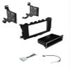 Single Din Charcoal Gray Car Stereo Install Dash Kit, Wire Harness, and AM/FM Radio Antenna Adapter -Made for Nissan: 2013 Altima Sedan Only, 2014 2015 2016 2017 2018 Altima