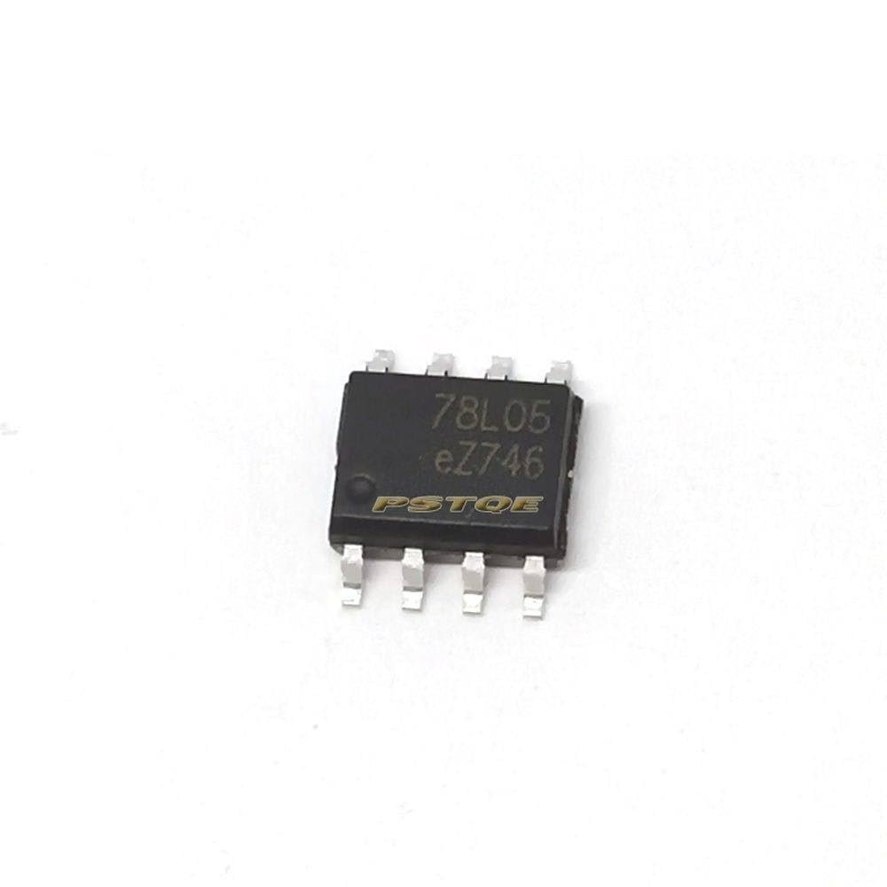 10 Pcs 78L05 LM78L05ACM SOP8 8 UA78L05ACDR L78L05ACD13TR