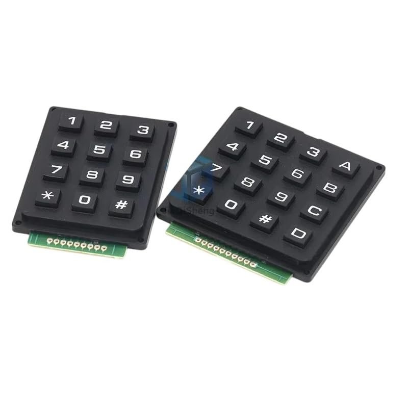 12 16 Key 4 * 4 4 * 3 Membrane Switch Keypad 4 X 3 Matrix Array Keyboard for New 2025 High Reliable Electronic Component, Precision, Stable Performance