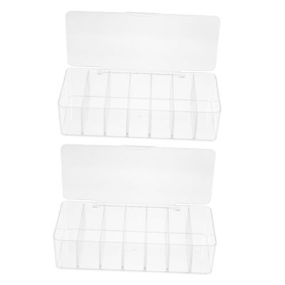 ARTIBETTER 2pcs Cable Management Cases Data Cable Organizer Box Wire Organizer Case Plastic Cord Holder