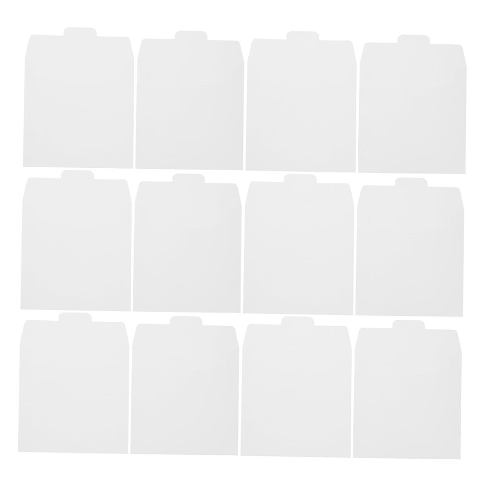 SEWOART 50pcs Cd Paper Sleeves Envelopes Storage Holders for Dvds Lightweight Design Protects Discs from Stains Compatible with Various Formats