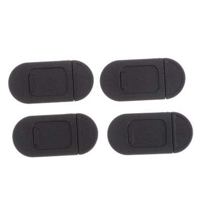 4pcs Camera Cover Webcam Cover Black