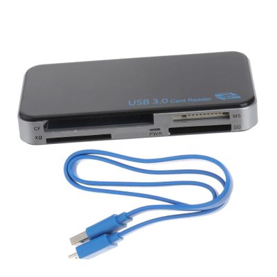 Artibetter USB Multi-Card Reader Adapter Compact Flash Reader for Fast Data Transfer Compatible Multiple Memory Cards for Photographers and