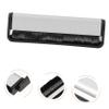 DOITOOL 1pc Vinyl Record Cleaning Brush Static Dust Brush for Turntables and Record Players Elegant Black Silver Design view 4