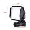 Angoily 1Set Foldable Flash Diffuser of Black Photography Diffuser for Soft Lighting with Fluorescent and Flash Lights for Camera and Video Shooting Accessories view 2