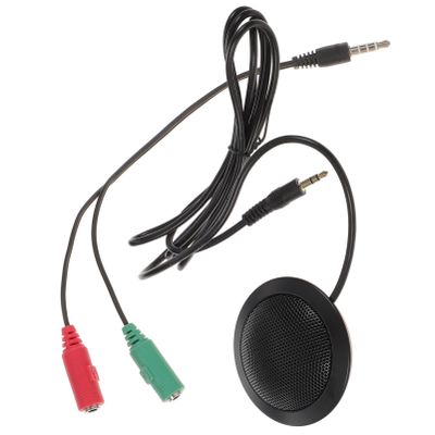 Angoily Conference Omnidirectional Microphone Compact Condenser Mic for Laptop Desktop and Gaming Noise Reduction for Recording and Easy Setup