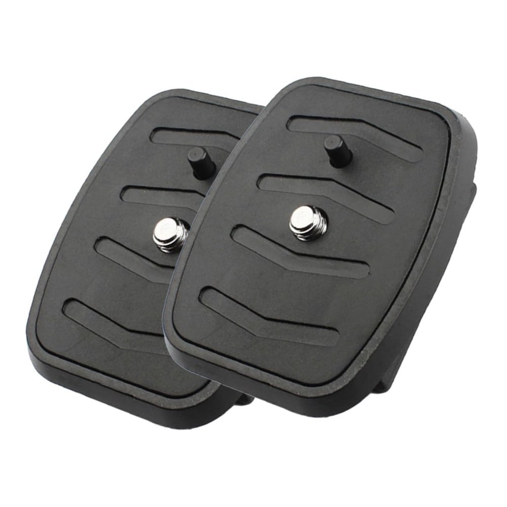 BRIGHTFUFU 2pcs Tripod Mount Adapter Camera Insert Quick Release Plate Screws Easy Mounting Plate for Camera
