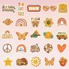 100Pcs Vintage Aesthetic Stickers, Vinyl Waterproof Water Bottle Sticker for Adults Teens Laptop Phone Computer Suitcases Inspirational Boho view 3