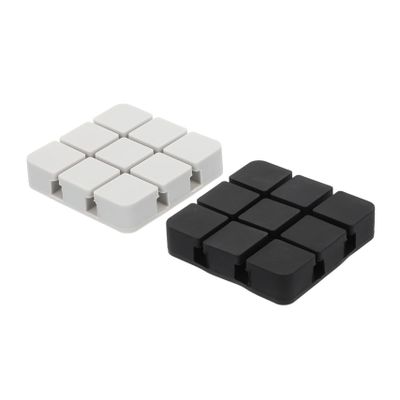 Artibetter 2pcs Silicone Self-adhesive Wire Retaining Clip for Wire Organizer Non Breaking Cable Clamp
