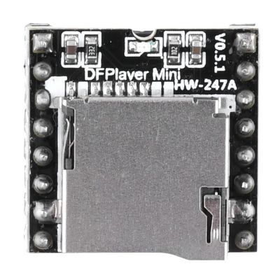 Dfplayer Mini Tf MP3 Player Module for Micro Sd Card U-Disk Io/Serial Port/ad Voice Decoder Board New 2025 High Reliable Electronic Component, Precision, Stable Performance