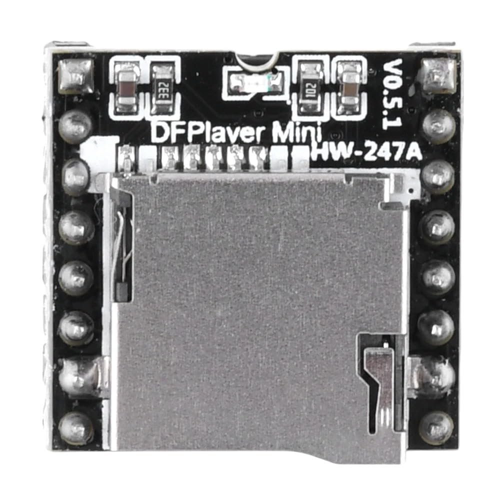 Dfplayer Mini Tf MP3 Player Module for Micro Sd Card U-Disk Io/Serial Port/ad Voice Decoder Board New 2025 High Reliable Electronic Component, Precision, Stable Performance