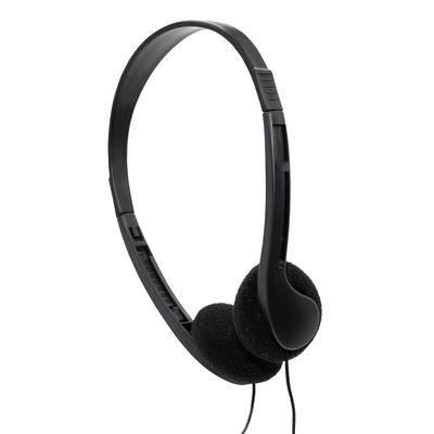 Avid Products AE-08 On-Ear Stereo Headphones, Black (100 Pack)