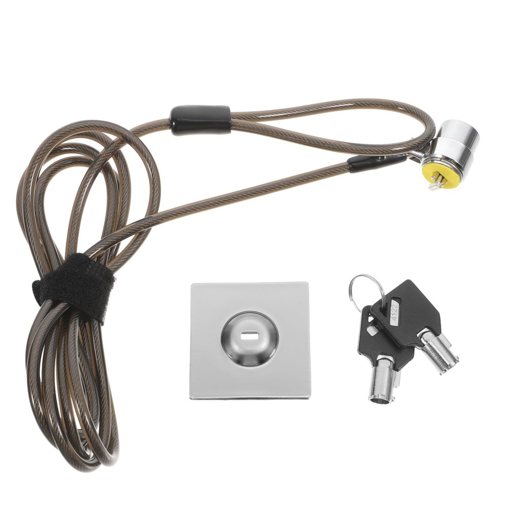 Gadpiparty 2m Creative Thickened Laptop Lock with Security Cable Portable -Theft for Design for Laptops and Tablets