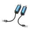 Passive IP Network Transmitter Receiver Extender, Surge Guard Built in, 1 Pair 10/100Mbps, for HD Camera Upgrade view 1