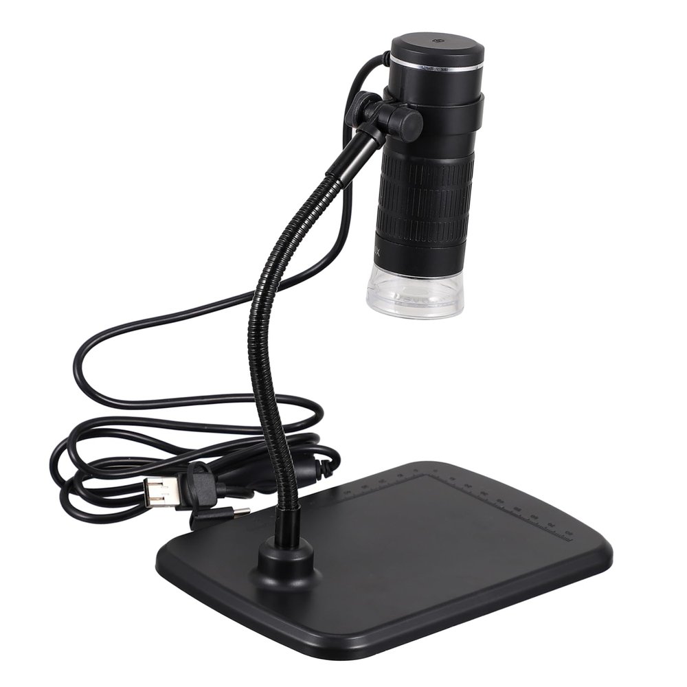 CAXUSD USB Digital Microscope Led Lights Portable Electronic Magnifier for Phones and Computers for Collection Electronics Inspection and Jewelry Maintenance