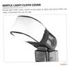 DOITOOL 2pcs Photography Lampshades Flash Lamp Covers Soft Light Cloth Flash Soft Light Cover for Camera view 4