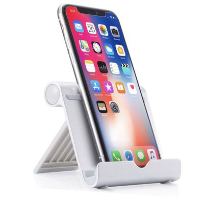 ARTIBETTER Aluminum Alloy Bracket Desk Phone Mount Holder for Office Study Living