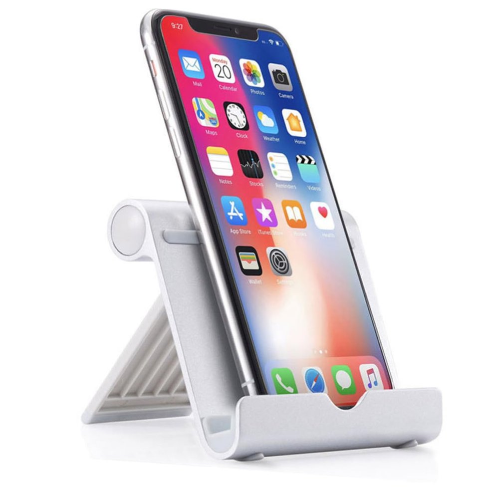 ARTIBETTER Aluminum Alloy Bracket Desk Phone Mount Holder for Office Study Living