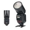 Flashpoint X100 TTL R2 On Camera Li-on Round Head Flash for Fuji with Round Head Flash Accessory Kit view 2