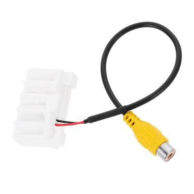 Artibetter Backup Camera Video Input Harness Adapter for Vehicles Rear View Camera Display Connection Wire Compatible with Select Models Car Audio Video Adapter