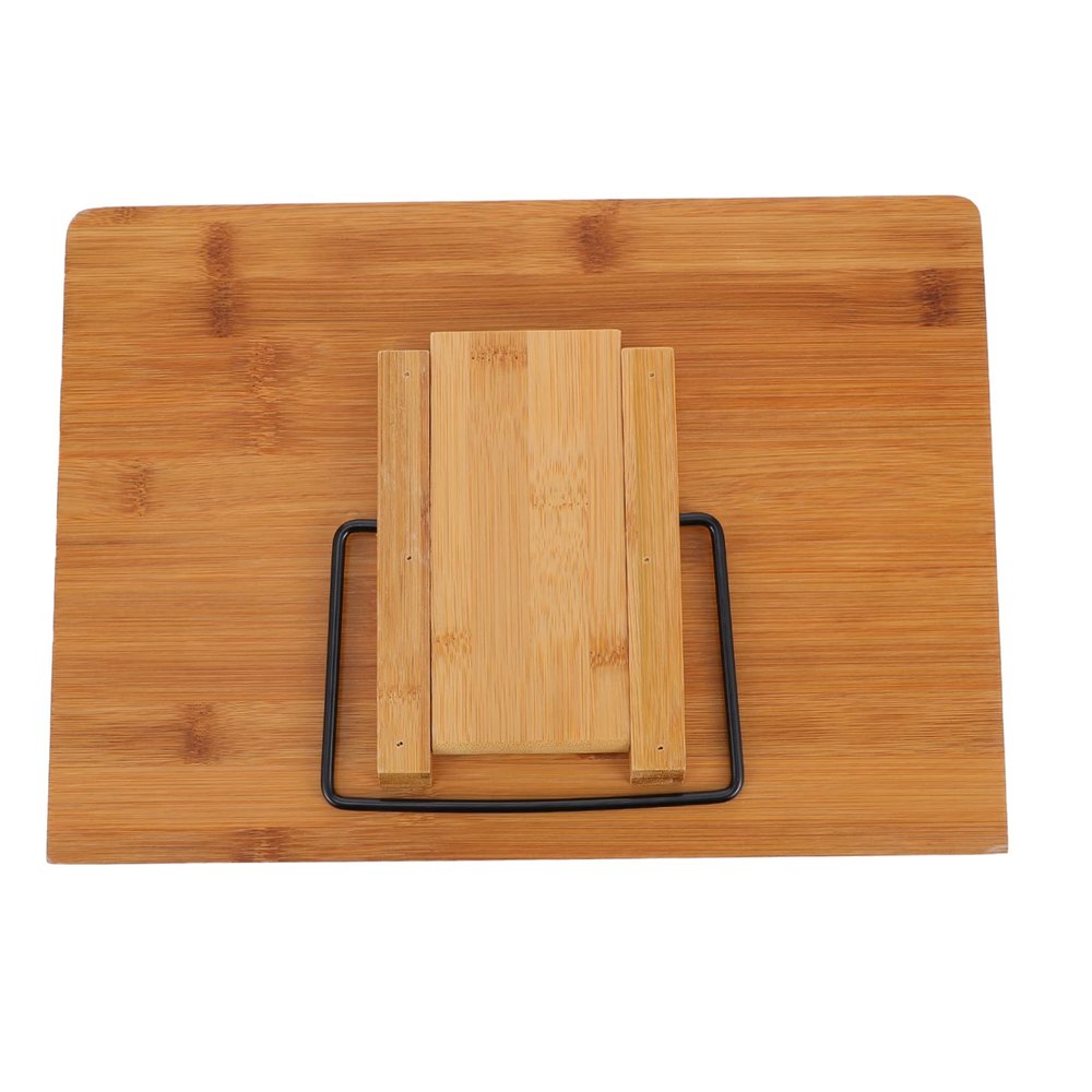 ARTIBETTER Folding Portable Laptop Stand Bamboo Bracket for Home Office Use Lightweight Heat Dissipation Design for Various Laptop and Ergonomic Comfort