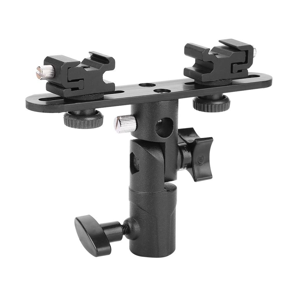 Camera Flash Bracket Mount for Hot Shoe, Universal Flash Lamp Holder for DSLR Video Camcorders