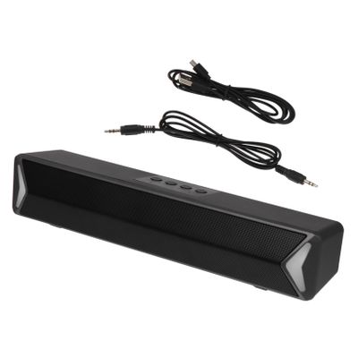 OSALADI 1pc Portable Deep Bass Creative for Music Movies and Gaming Subwoofer for Desktop and Home Use