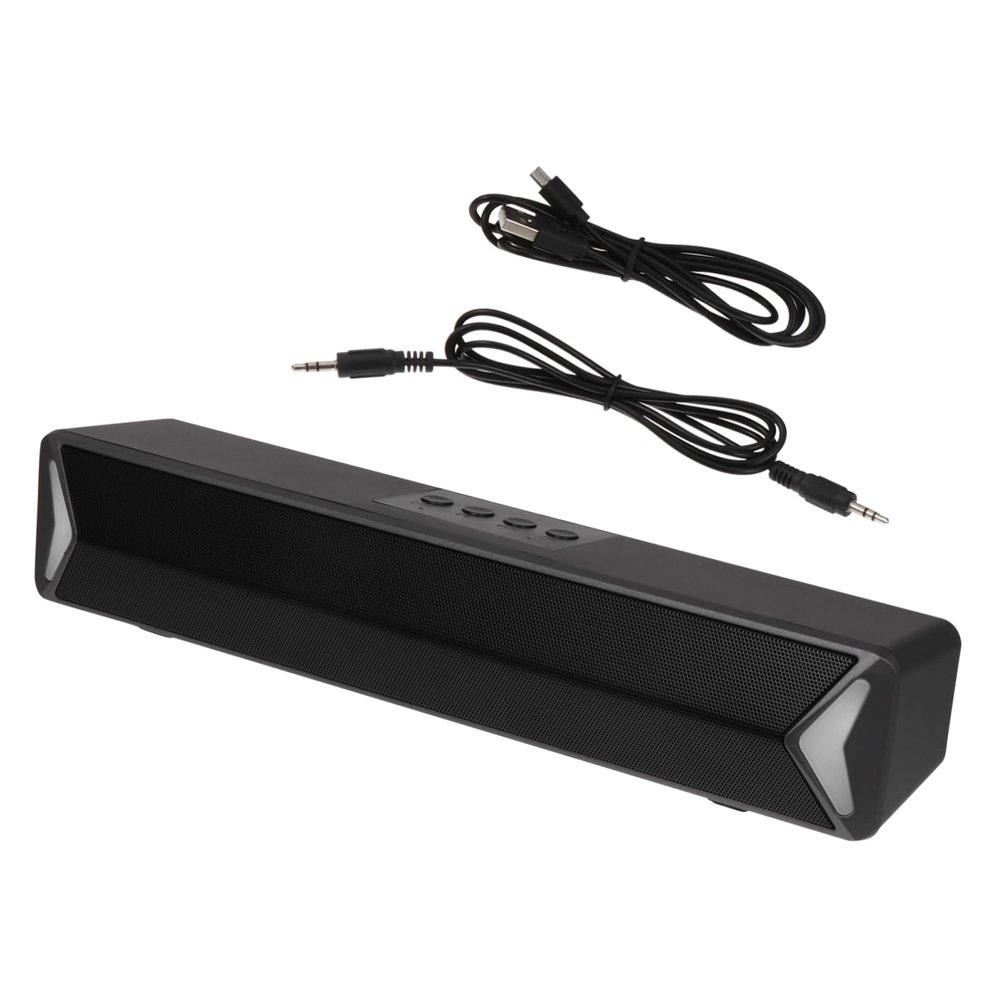 OSALADI 1pc Portable Deep Bass Creative for Music Movies and Gaming Subwoofer for Desktop and Home Use