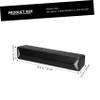 OSALADI 1pc Portable Deep Bass Creative for Music Movies and Gaming Subwoofer for Desktop and Home Use view 2