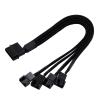 BOXUWFO HONGP 4-Port 3Pin/4Pin Cooler Cooling Fan Splitter Power Cable Environmental Connector Cables view 1