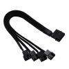 BOXUWFO HONGP 4-Port 3Pin/4Pin Cooler Cooling Fan Splitter Power Cable Environmental Connector Cables view 3