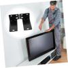 OSALADI Sound Bar Wall Mount Bracket Space-Saving Accessory for Tvs Soundbar Shelf for Clutter Living Room Compatible Various Audio Devices Easy Installation Finish view 3