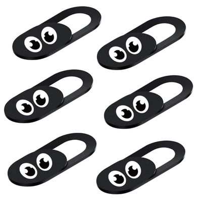 6Pcs and Phone Camera Cover Peeping Privacy Protection Ultra Thin Design Black Essential Security Accessory for and Tablets
