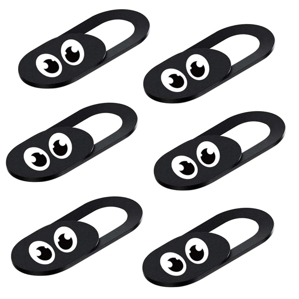 6Pcs and Phone Camera Cover Peeping Privacy Protection Ultra Thin Design Black Essential Security Accessory for and Tablets