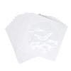 Artibetter 100Pcs Packaging Bags White Paper Cases with Transparent Window Storage Holders for Home Cinema and Video Storage Organization view 1