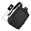 Angoily Black Large Capacity Business Backpack for Men Usb Charging Laptop Bag for Commuting and Office Use Built Charger Versatile Travel Bookbag view 1