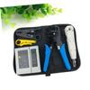 DOITOOL Network Tool Repair Kit Ethernet Tools for Installation Maintenance Termination Repair Portable Tool Bag Included view 2
