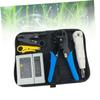 DOITOOL Network Tool Repair Kit Ethernet Tools for Installation Maintenance Termination Repair Portable Tool Bag Included view 3