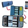 Angoily Practical Large Capacity Digital Storage Pouch for Usb Cables and Chargers Foldable Organizer Bag for Earphones and Accessories view 2