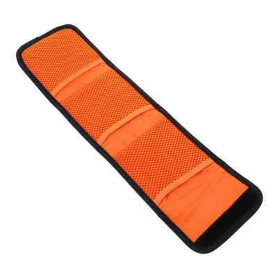 DOITOOL Multi-Functional Camera Lens Pouch Orange Polyester Storage Bag for Photographers Foldable Lens Organizer Protective Camera Accessories