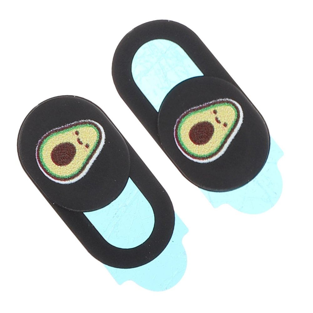 Artibetter 2Pcs Avocado Camera Cover Adorable Privacy Slider for Laptop Smartphone Ultra Thin Webcam Cover for Notebook Protection Secure Your Privacy with Unique Design