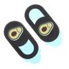Artibetter 2Pcs Avocado Camera Cover Adorable Privacy Slider for Laptop Smartphone Ultra Thin Webcam Cover for Notebook Protection Secure Your Privacy with Unique Design view 1