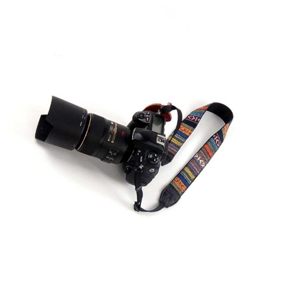 Angoily Retro Multi-shoulder Neck Strap for Cameras Soft Camera Strap Vibrant Colors Comfortable Design for Photography Enthusiasts and Travelers